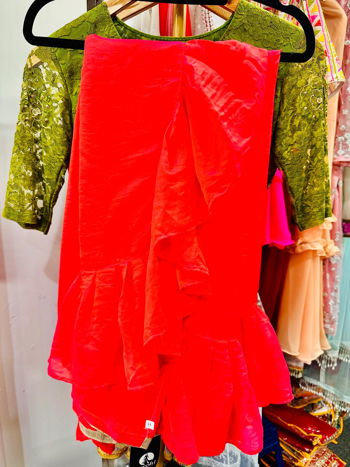 Ready Made Ruffle saree